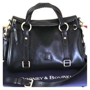 Dooney & Bourke Florentine Black Leather Satchel
